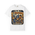 "Falconee | LA The Crapital of Corruption" Heavyweight Political Satire T-Shirt"-Comfort Colors 1717